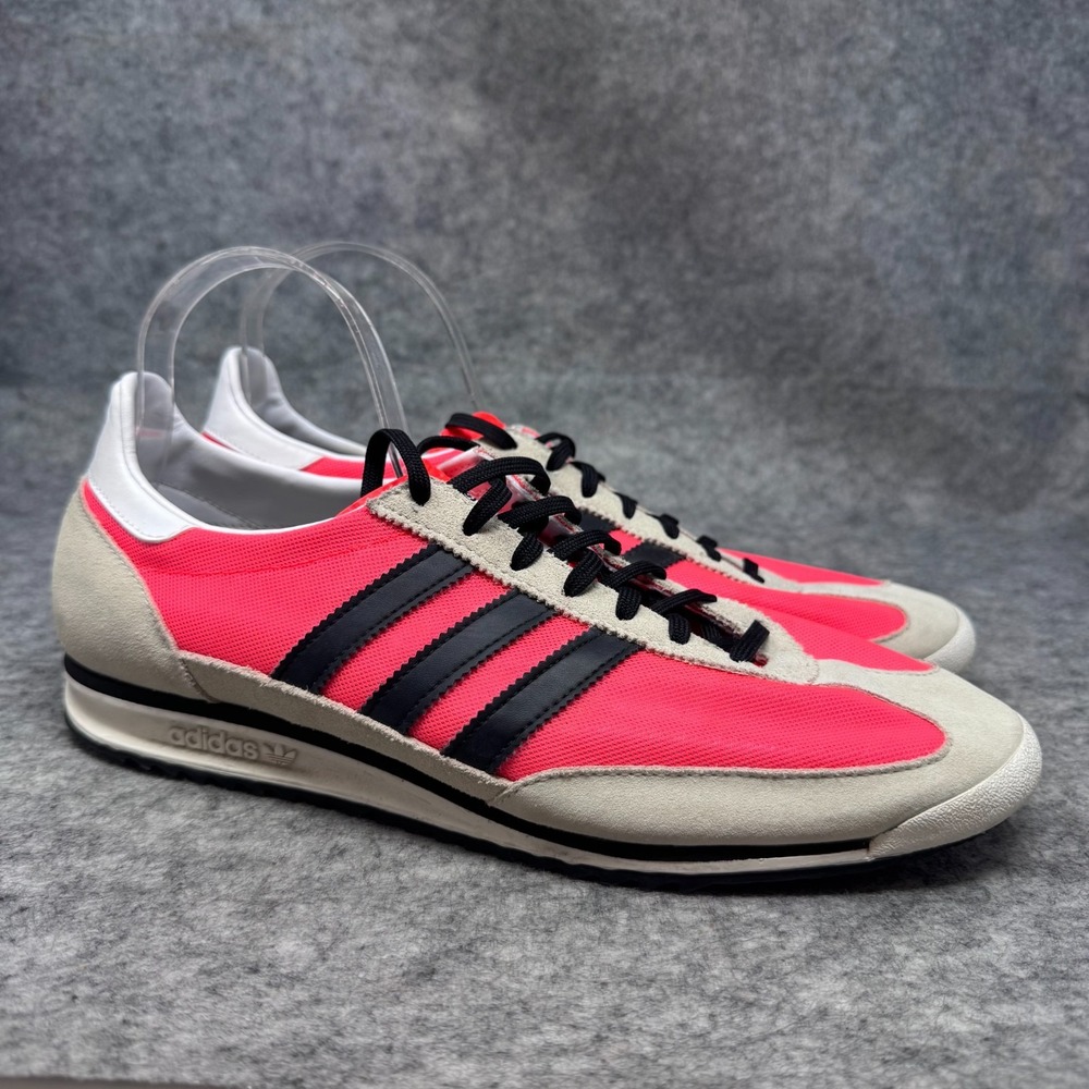 Adidas Originals SL 72 'Solar Red' Sneakers Lace Up Mens Size 10.5 FV9787 Shoes